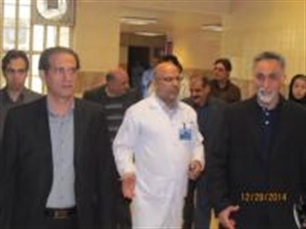 بازدید آقای دکتر حاجبی مشاور وزیر بهداشت درمان و آموزش پزشکی در امور سلامت روان از بیمارستان فارابی