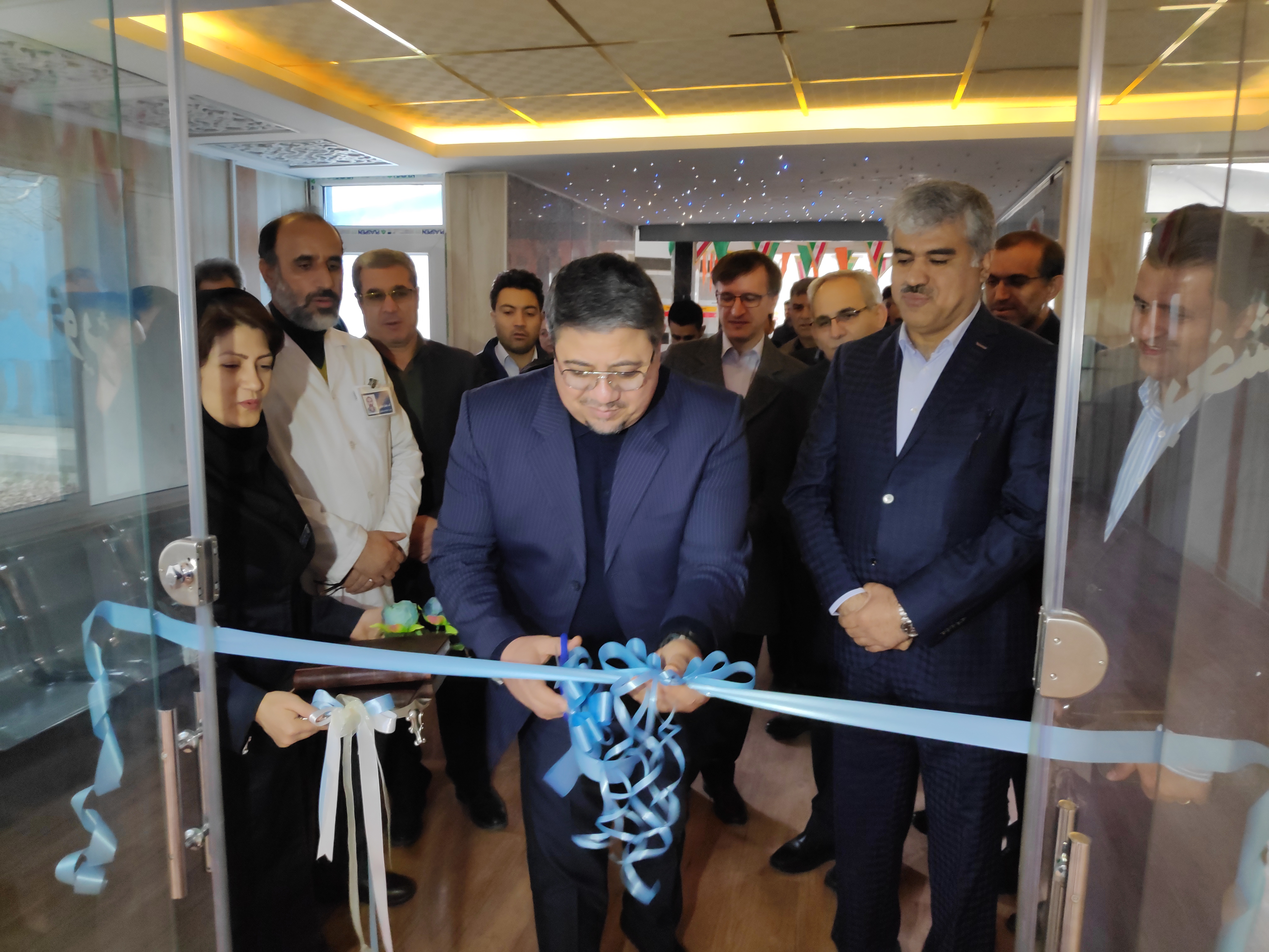 افتتاح بخش "سکته حاد مغزی" بیمارستان فارابی باحضور معاونت محترم عمرانی استانداری و ریاست محترم دانشگاه علوم پزشکی و دیگر مسئولین